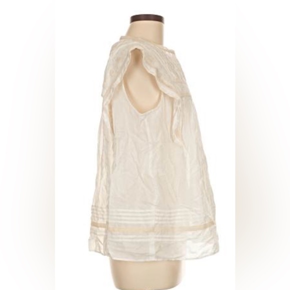 Zara Ivory Sleeveless Blouse - Picture 3 of 3